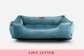 Chester & Lee | Vibrant Velvet Sleeper Dog Bed Tiffany