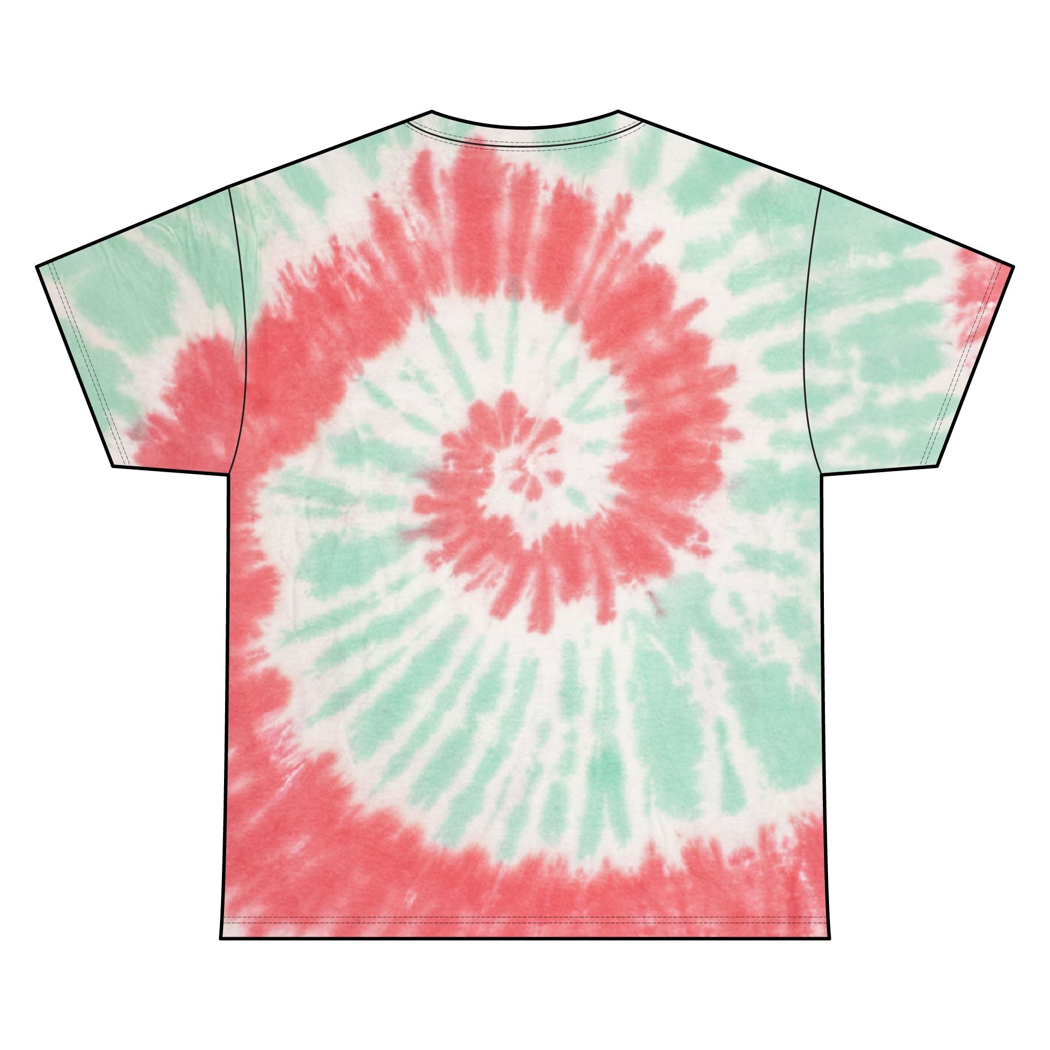 Dog Dad Spiral Tie Dye Tee Unisex Cotton T-Shirt Sizes Small - 2 XL (3 colors)