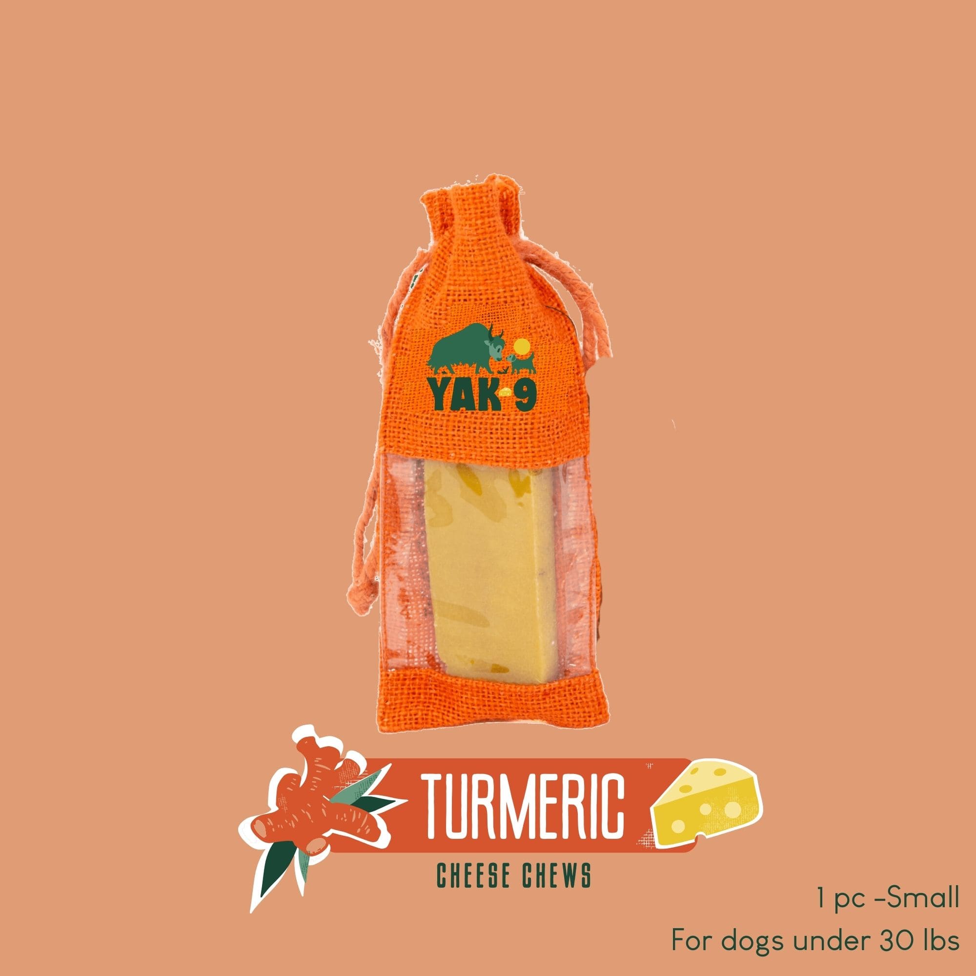 Turmeric Cheese Chews for Dogs