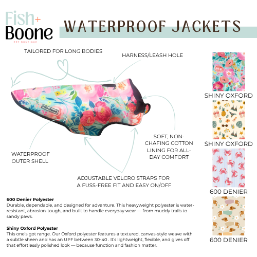 Fish+Boone Southern Bloom Dog Coat