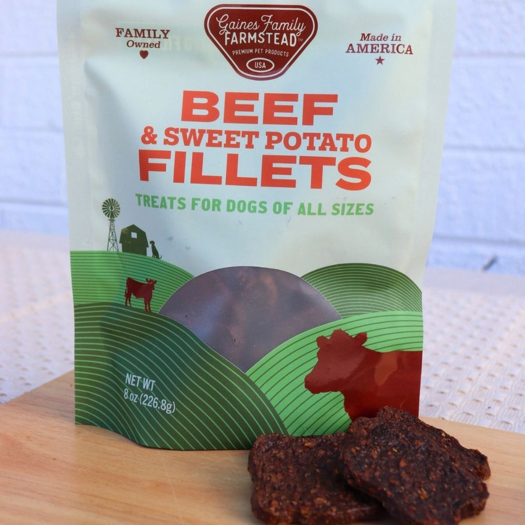 Beef and Sweet Potato Fillets