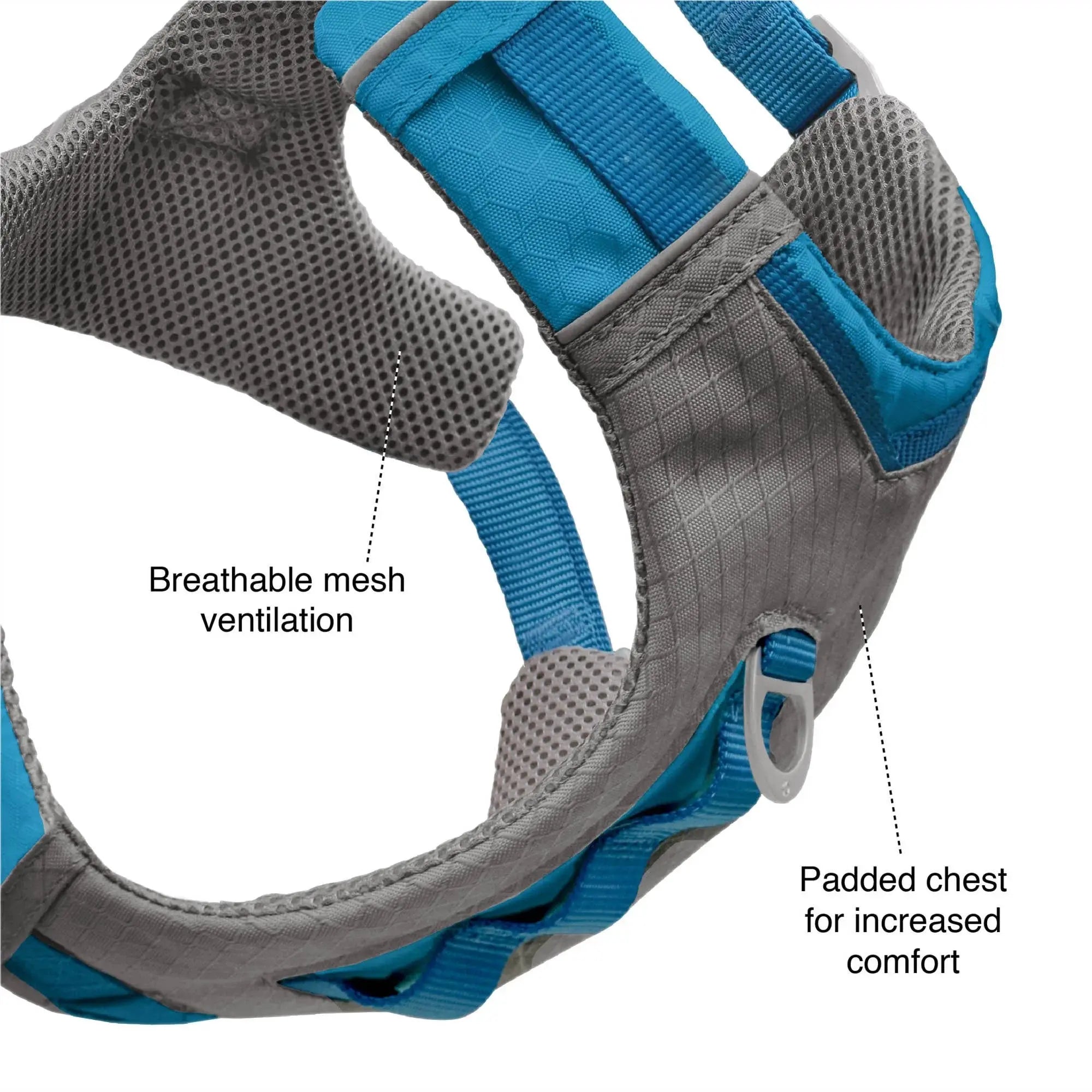 Journey Air Dog Harness, Reflective, Includes Control Handle, No Pull Front Clip - Purple, S