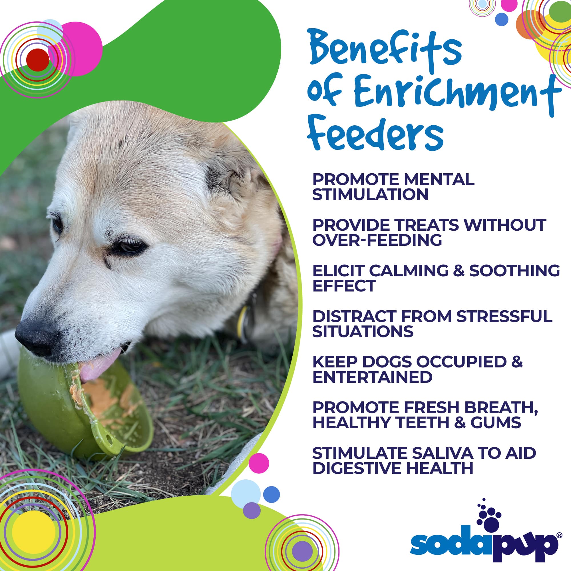 Garden of Eatin' Tipsy Bowl - Wobble Lick Mat for Dogs | USA Made