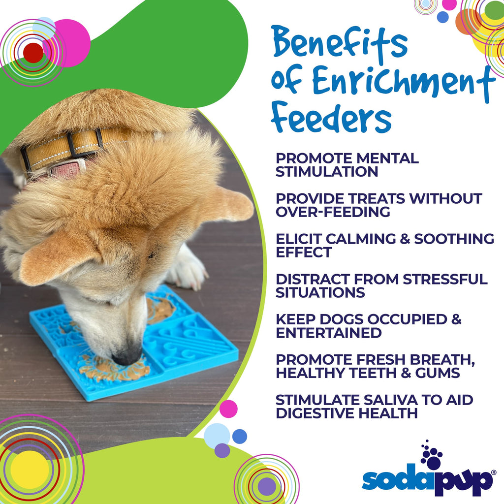 Sky eMat - Enrichment Lick Mat for Dogs | Celestial Design | SodaPup
