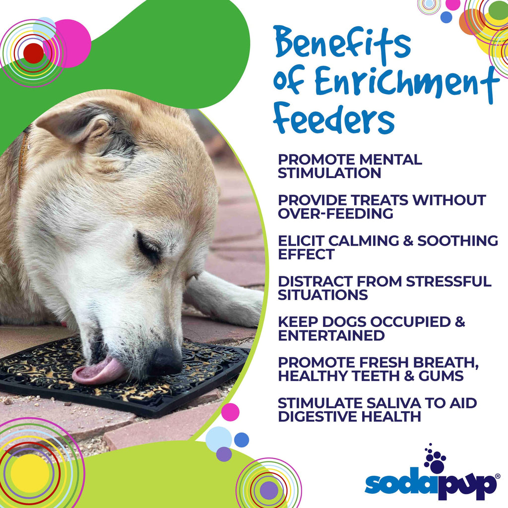 Zombie eMat - Enrichment Lick Mat for Dogs | Halloween Skull Design | SodaPup