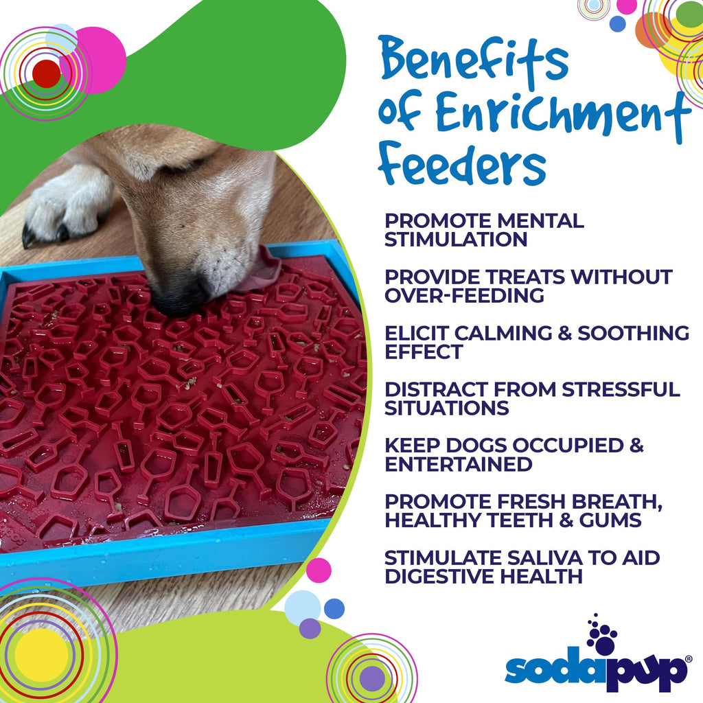 Vino Dog eMat - Enrichment Lick Mat For Dogs | Wine-Inspired Design| SodaPup
