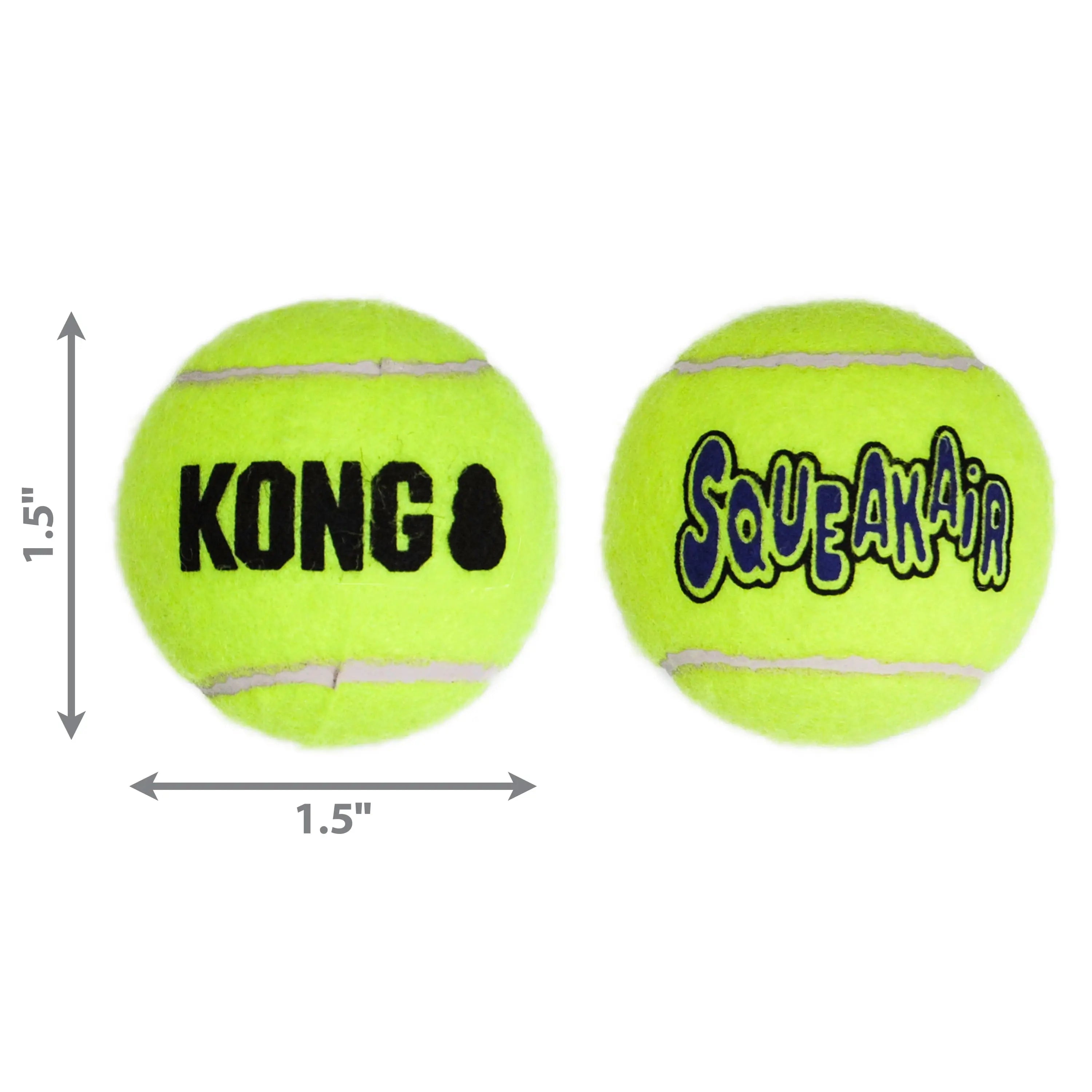 KONG ® Squeakair® Balls Dog Toy, XS, 3-Pack