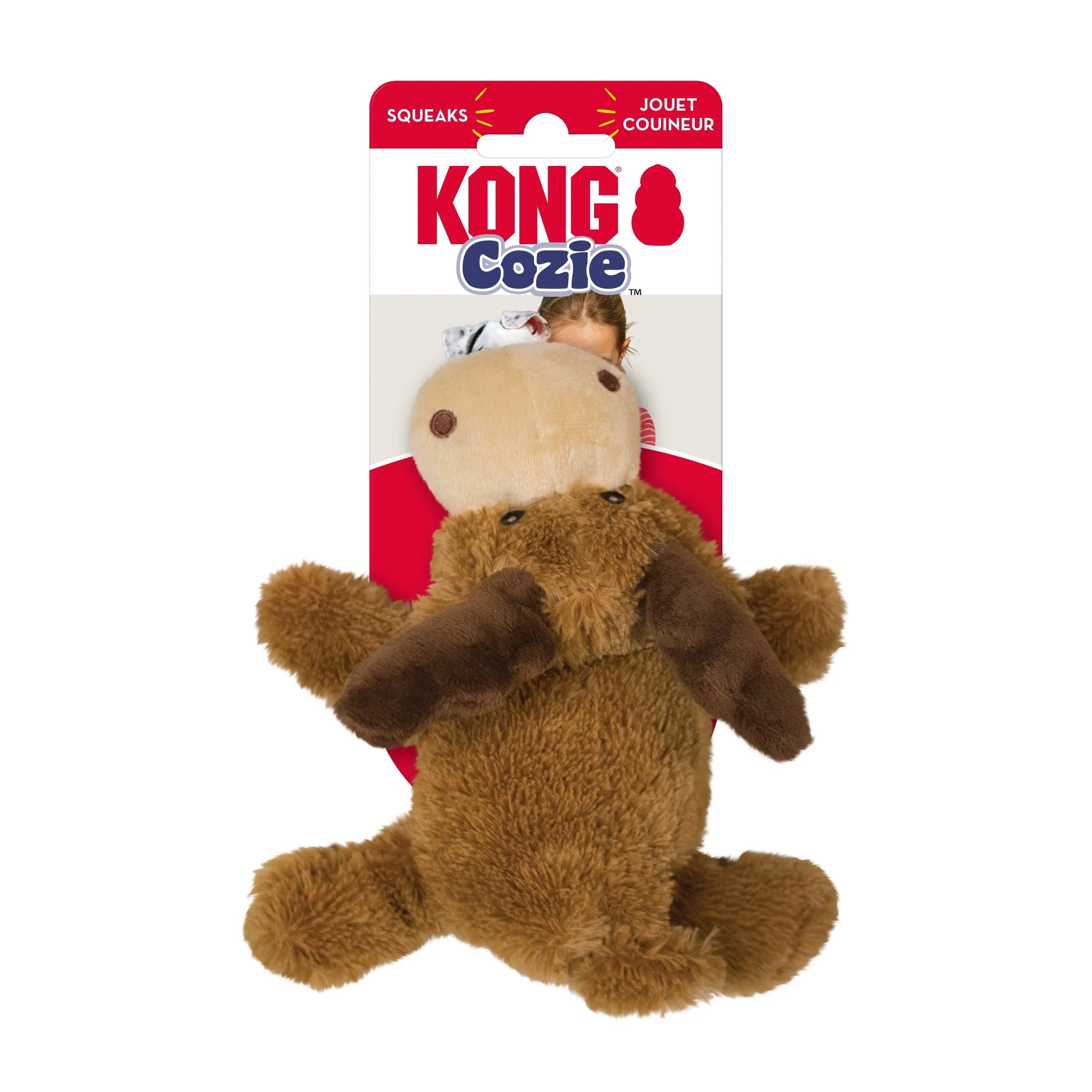 KONG ® Cozie™ Marvin the Moose Dog Toy, Small