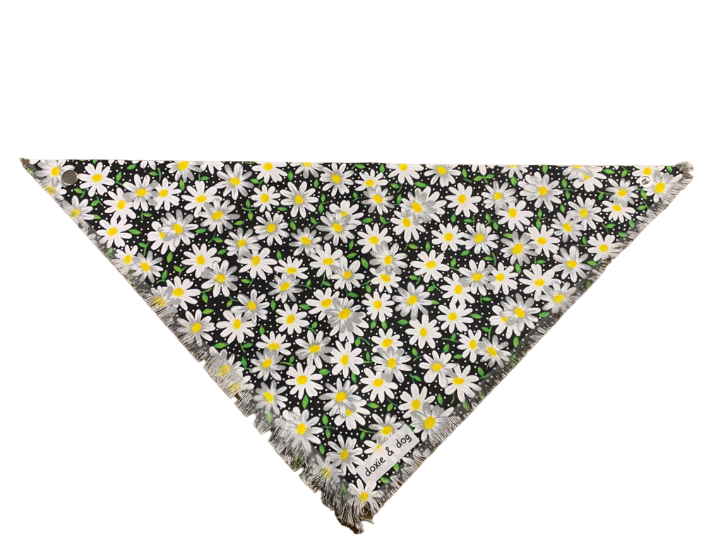 Black Daisy Bandana