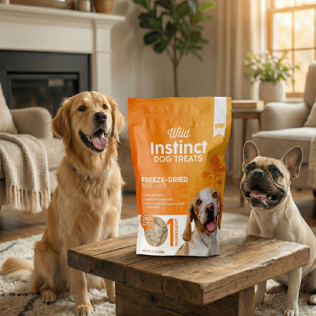 Freeze-Dried Beef Liver Dog Treats