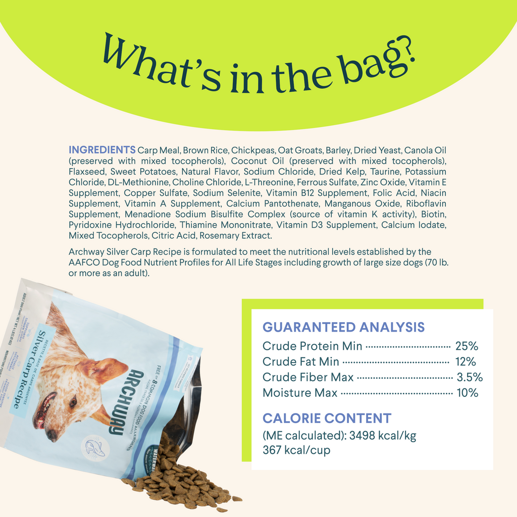 Silver Carp Dog Food