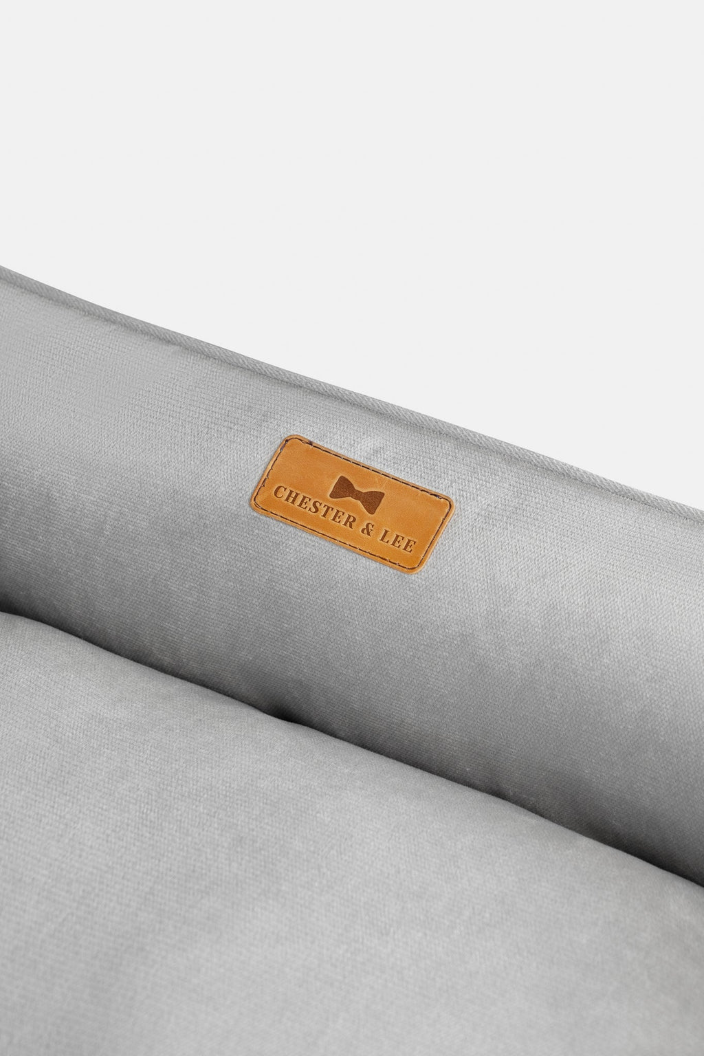 Chester & Lee | Classic Velvet Sleeper Dog Bed Gray
