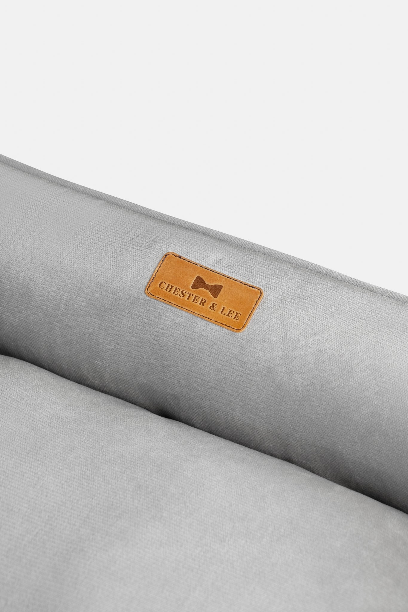 Chester & Lee | Classic Velvet Sleeper Dog Bed Gray