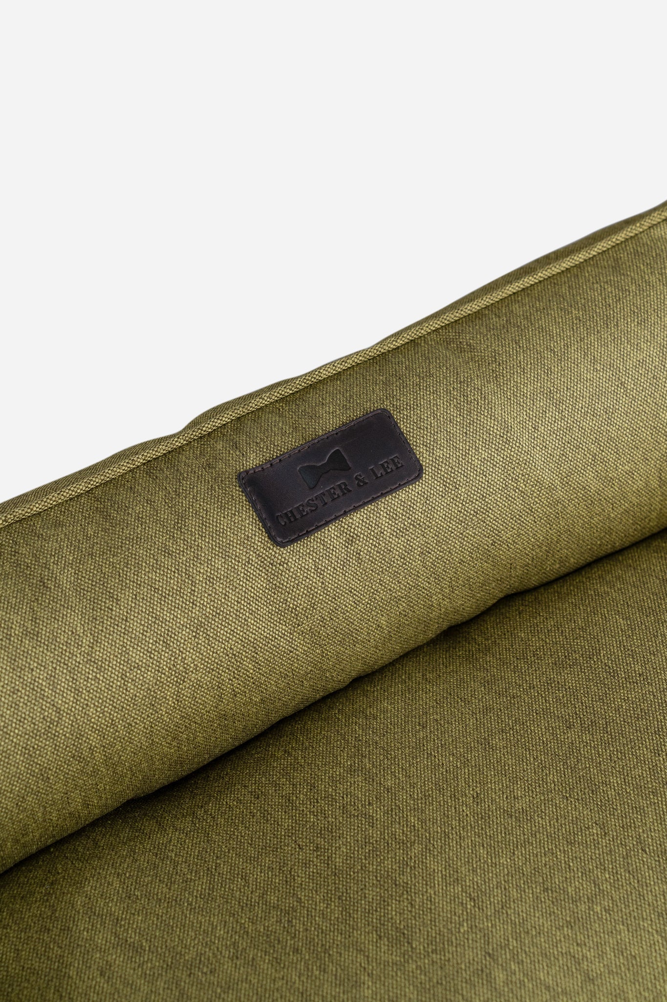 Chester & Lee | Cotton Sleeper Dog Bed Olive