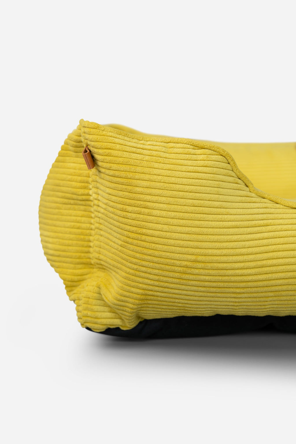 Chester & Lee | Fancy Corduroy Sleeper Dog Bed Sunny Yellow