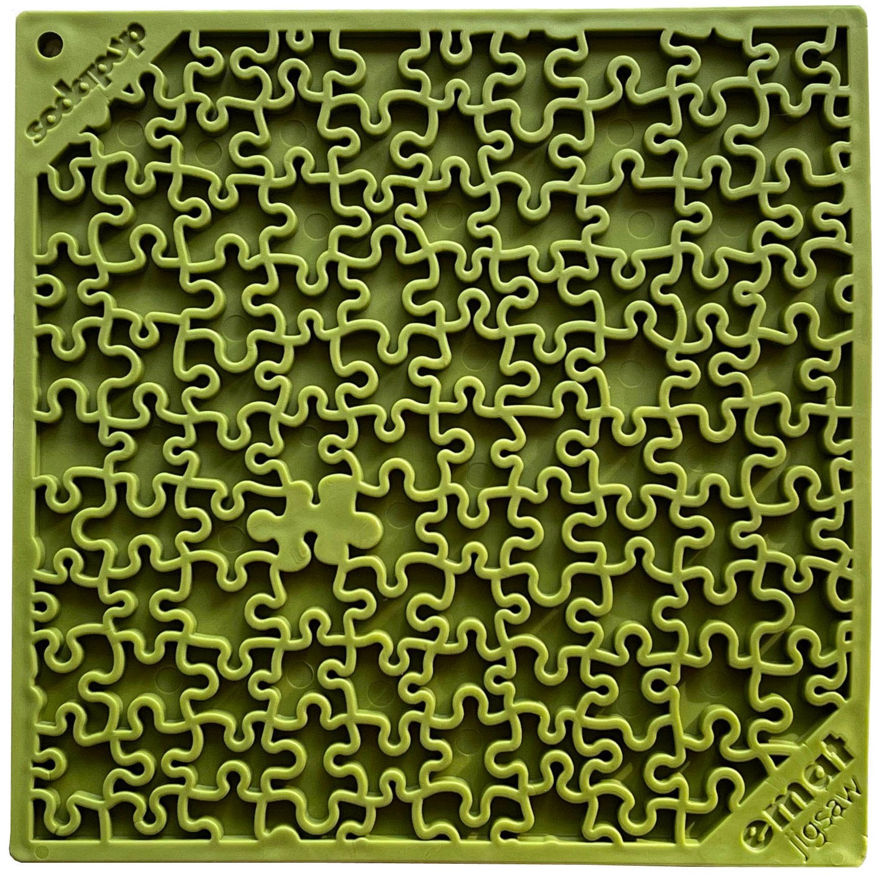 Jigsaw Puzzle eMat - Enrichment Lick Mat for Dogs | eMat Enrichment Toy for Anxiety Relief | USA Made