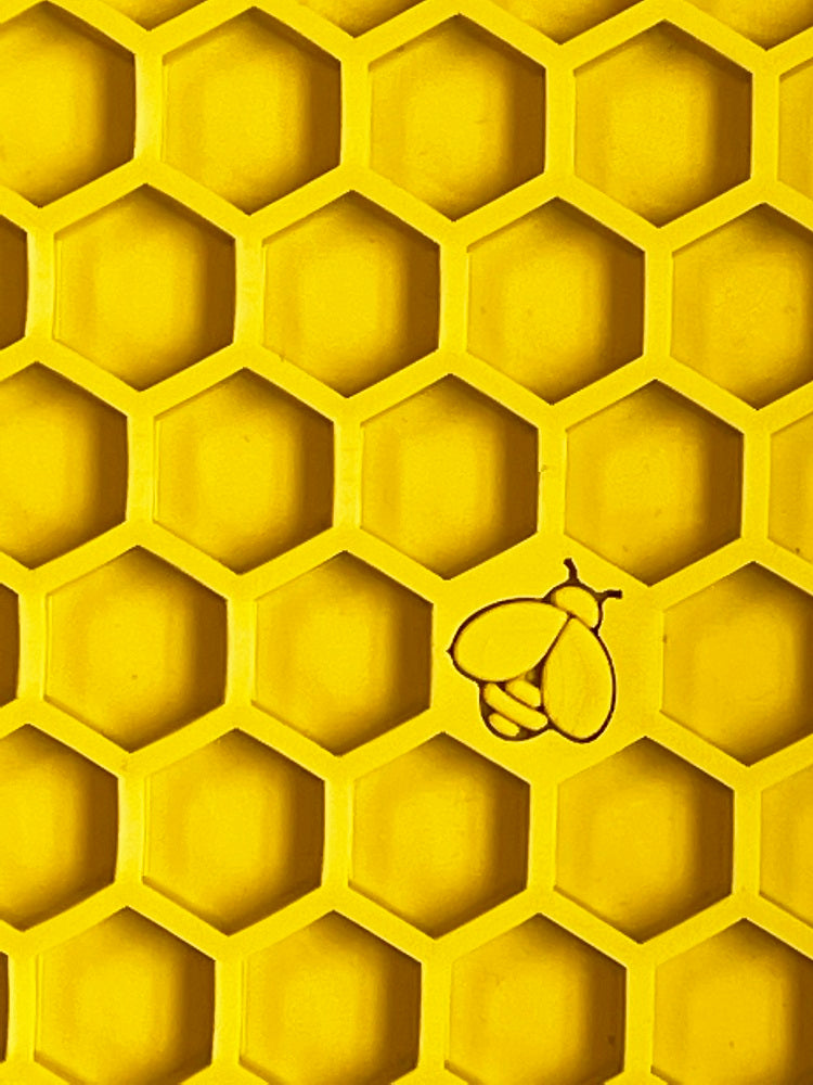 Honeycomb eMat - Enrichment Lick Mat for Dogs | eMat Enrichment Toy for Anxiety Relief | SodaPup