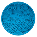 Whale eMat - Enrichment Lick Mat for Dogs - with Suction Cups | Whale Design | USA Made