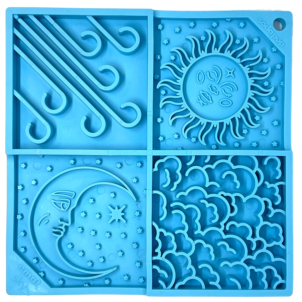 Sky eMat - Enrichment Lick Mat for Dogs | Celestial Design | SodaPup