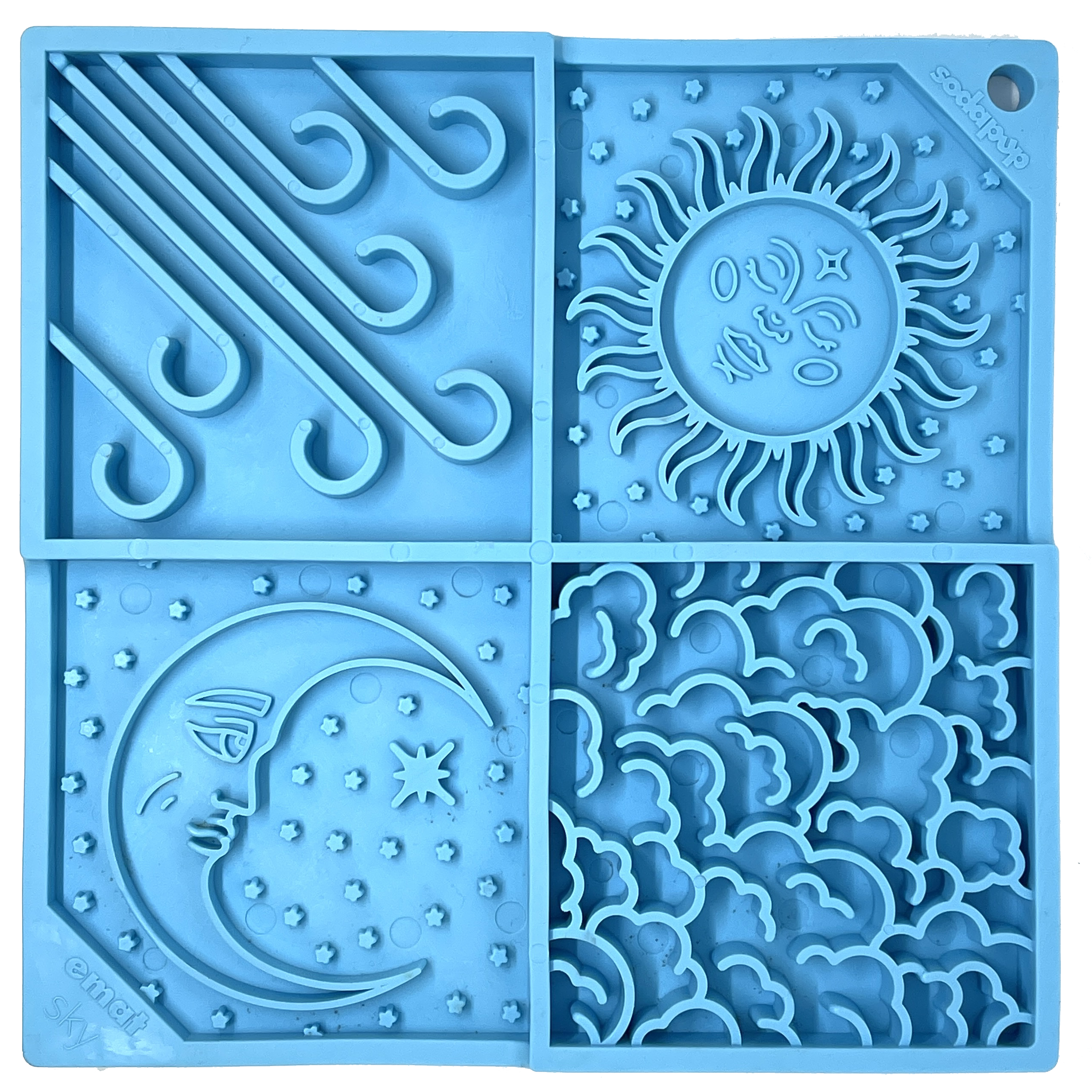 Sky eMat - Enrichment Lick Mat for Dogs | Celestial Design | SodaPup