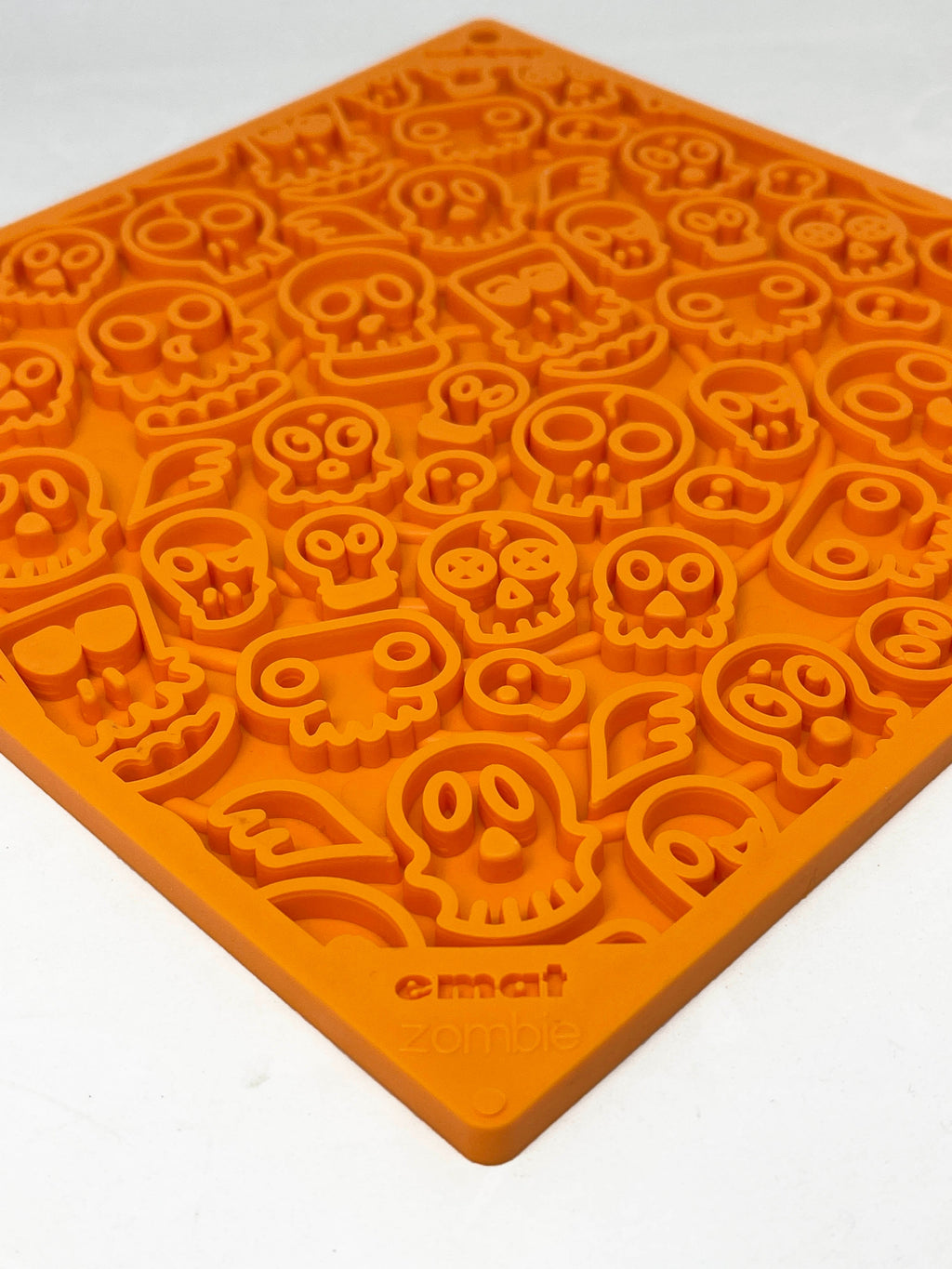 Zombie eMat - Enrichment Lick Mat for Dogs | Halloween Skull Design | SodaPup