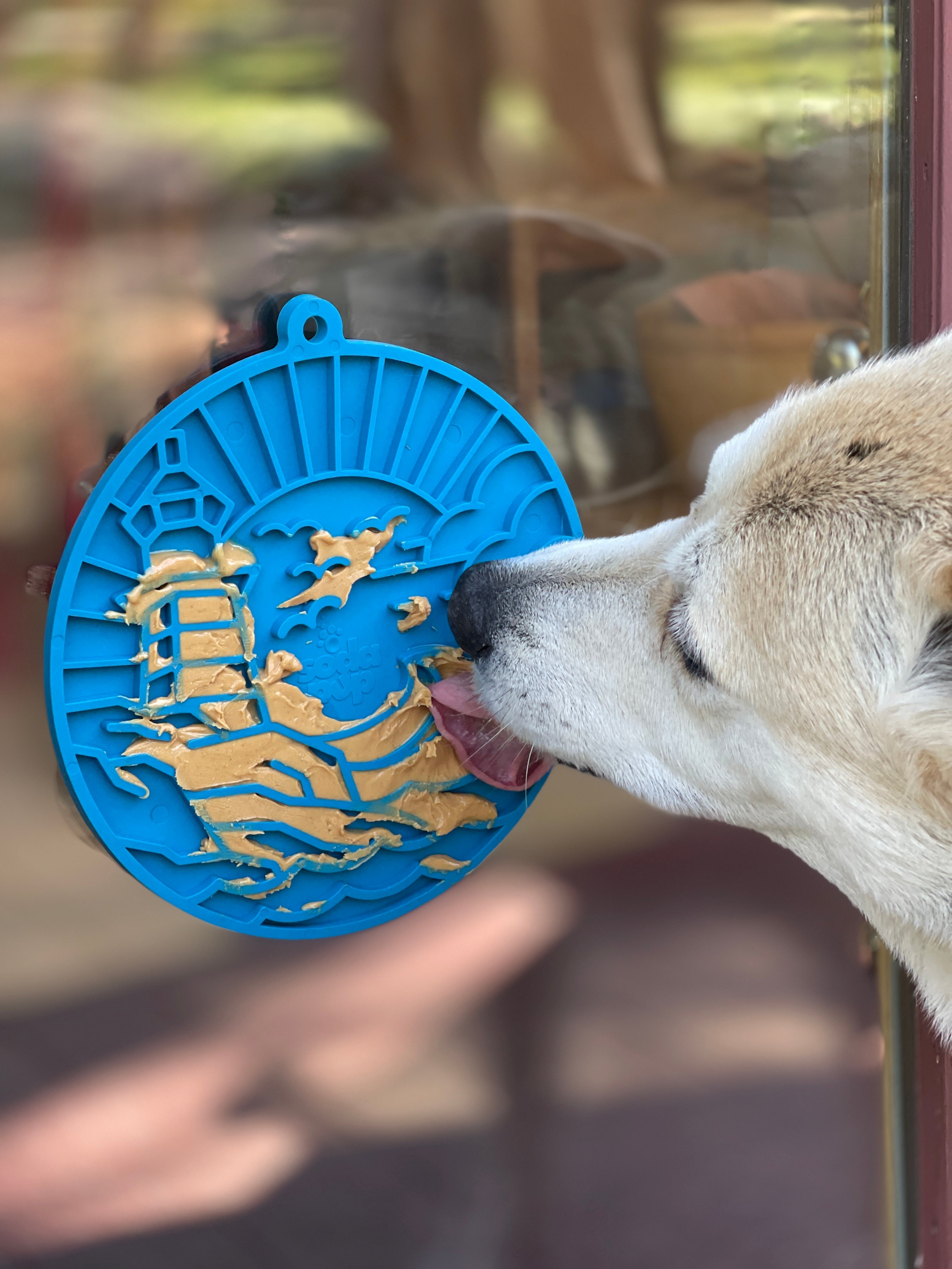 Lighthouse eMat - Enrichment Lick Mat For Dogs - With Suction Cups | USA Made