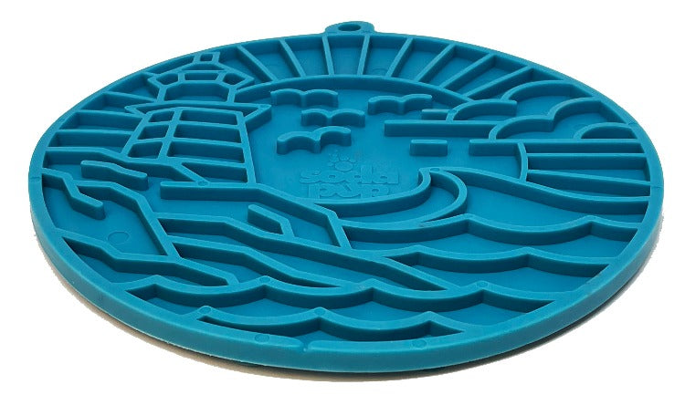 Lighthouse eMat - Enrichment Lick Mat For Dogs - With Suction Cups | USA Made