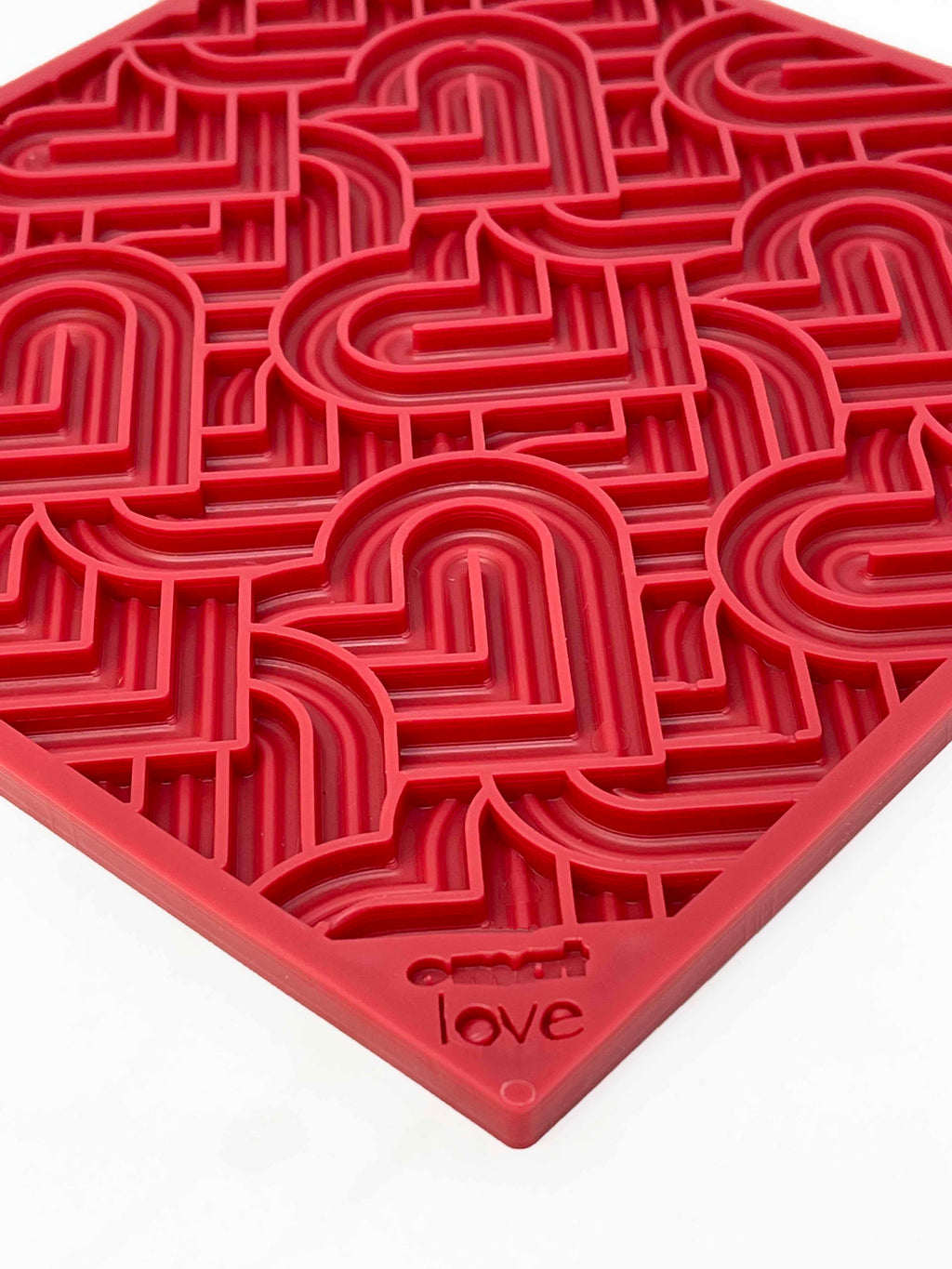 Love eMat - Enrichment Lick Mat for Dogs | Heart Design | SodaPup