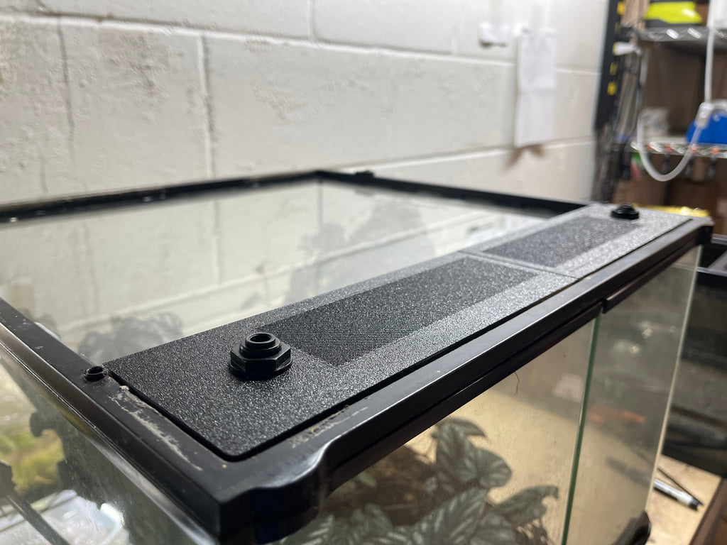 Custom Replacement Top for 24" Exo Terra Terrariums – Humidity Retaining with Fly-Proof Ventilation
