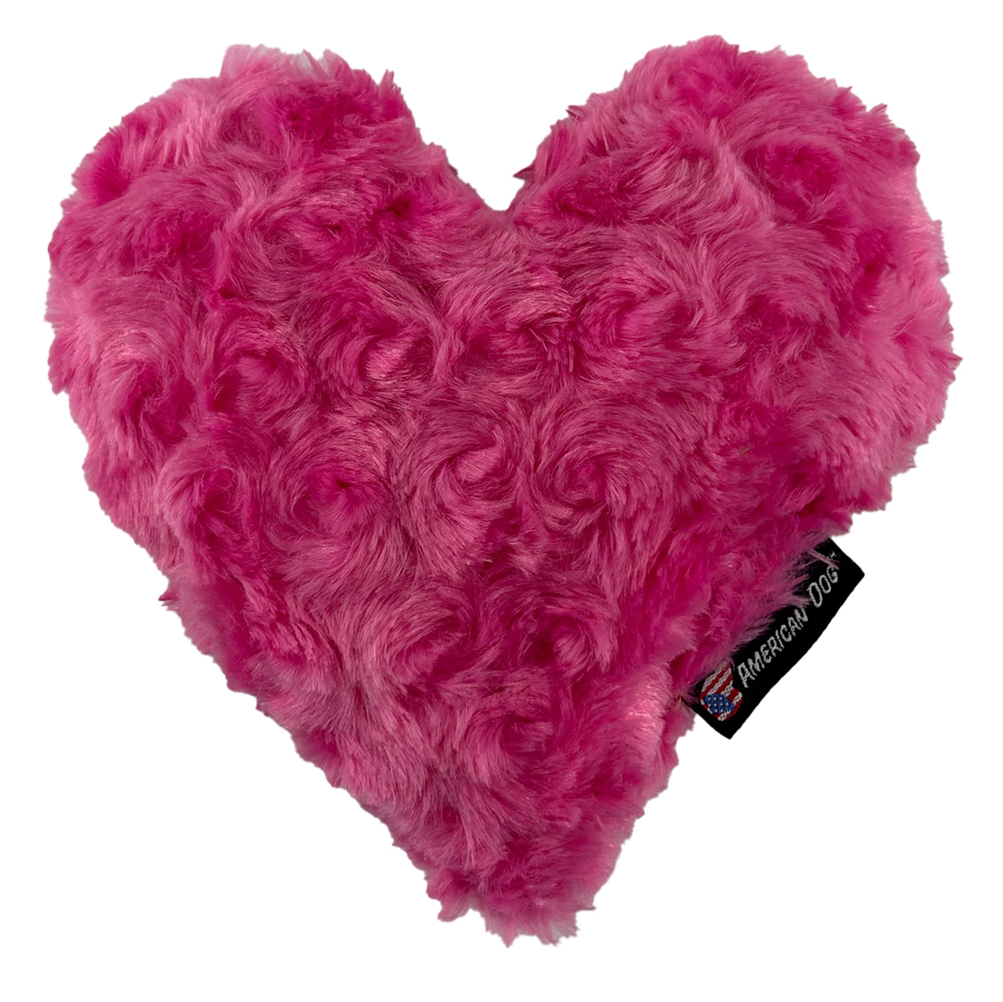 LUCKY DOG Pink Heart Plushie