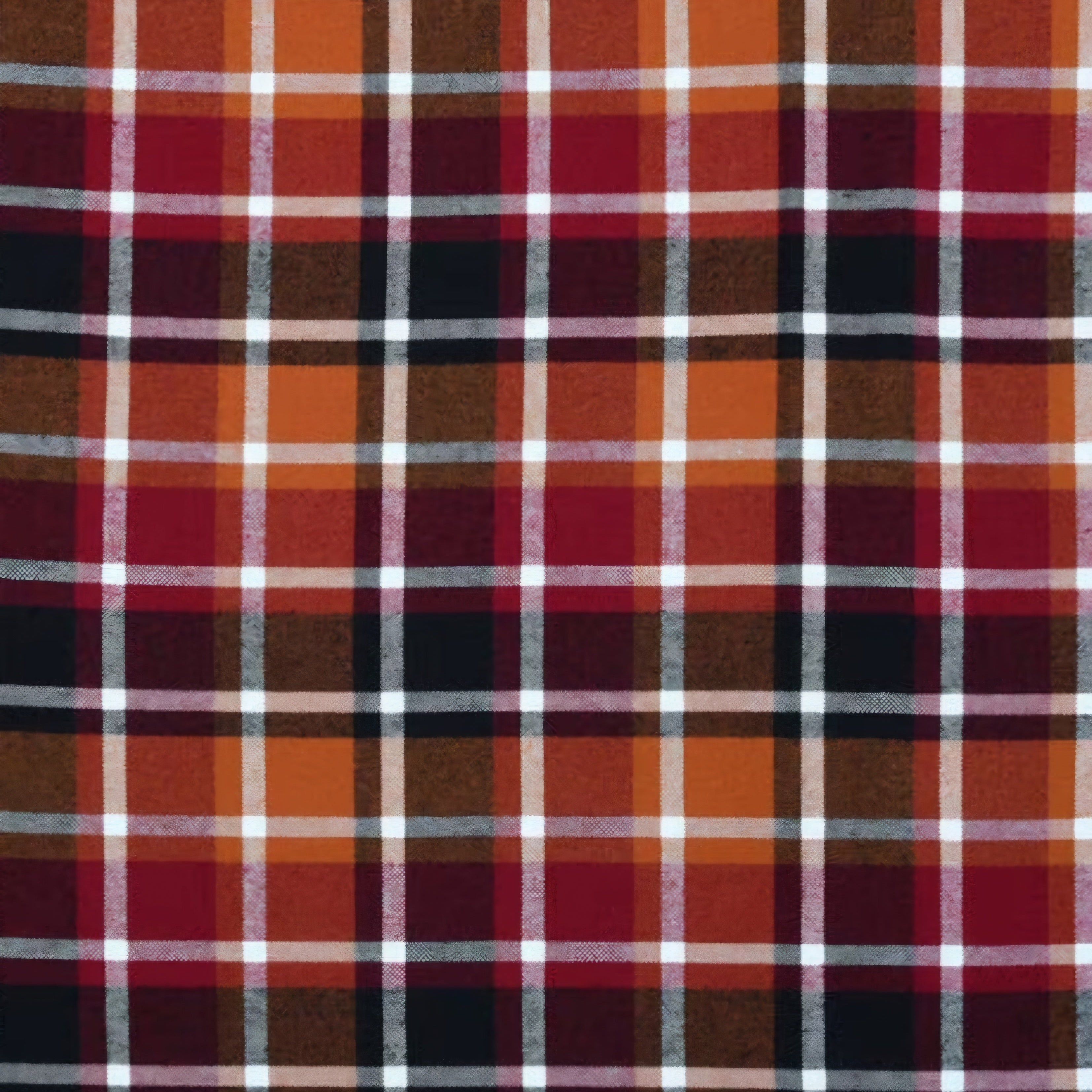Black Burgandy and Gold Check Paid Flannel