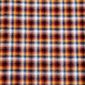 Gold, Burgandy and Navy Check Flannel