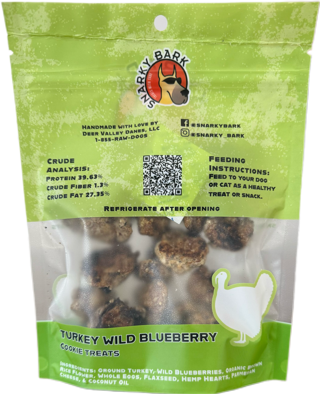 Snarky Bark Cookie Turkey Wild Blueberry