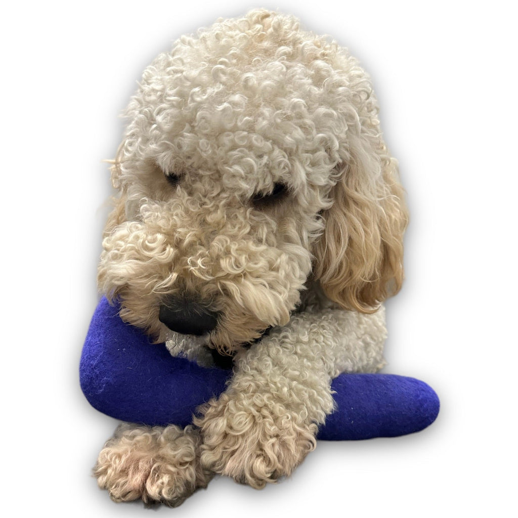 Tube Felt Dog Toy