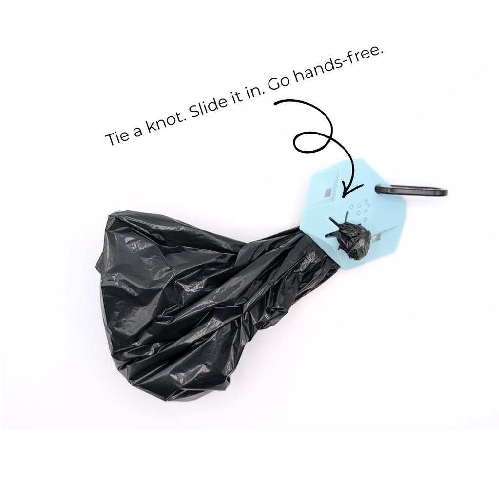 Up Dog Shop Hands-Free Poop Bag Holder for Leash