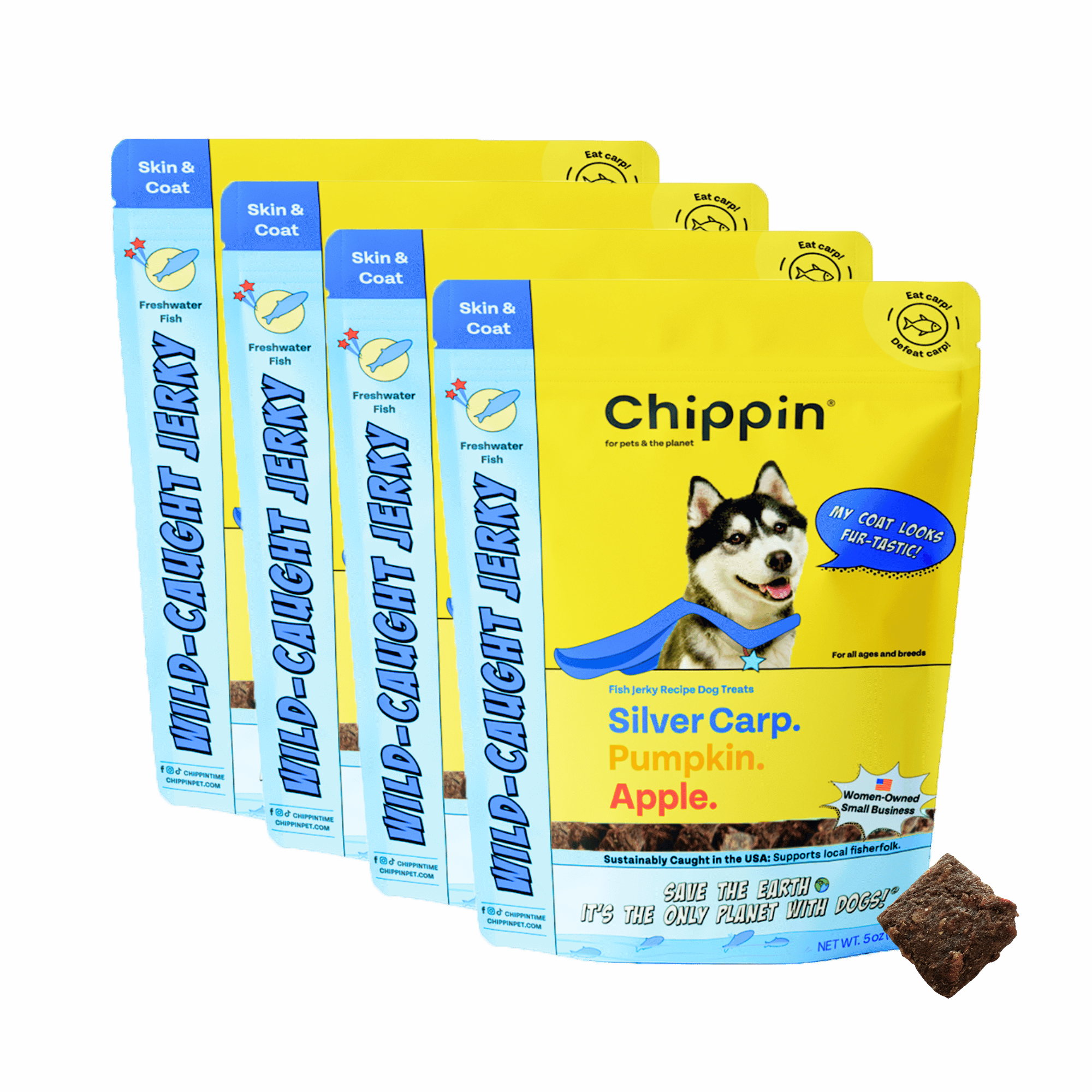 Wild-Caught Fish Jerky, 4-Pack