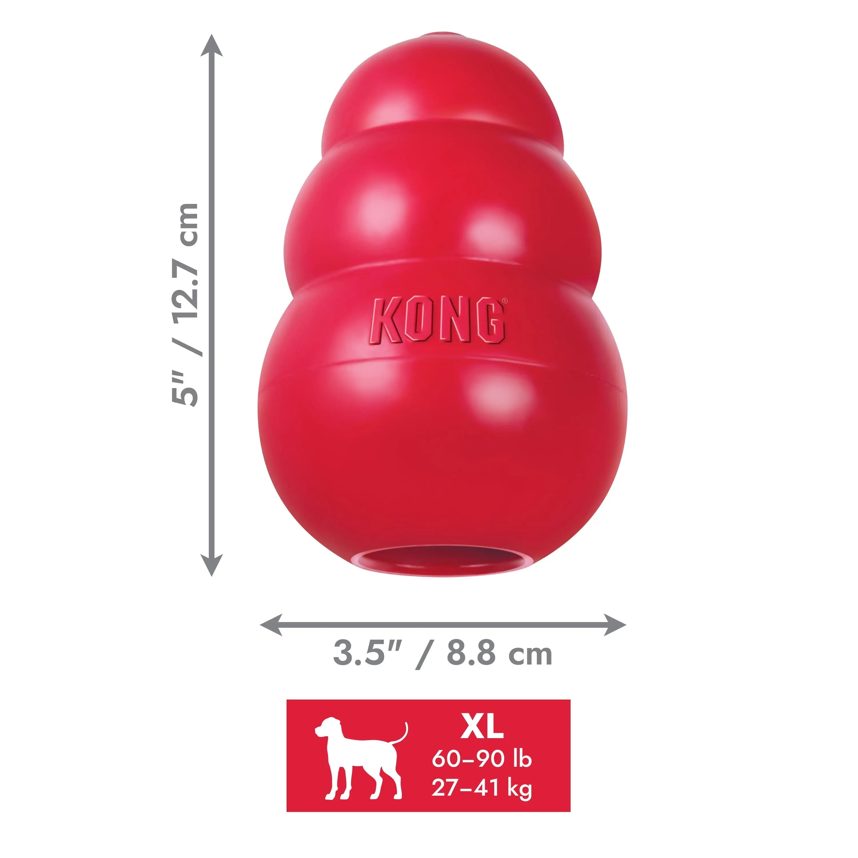 KONG ® Classic Stuffed Dog Chew Toy, XL