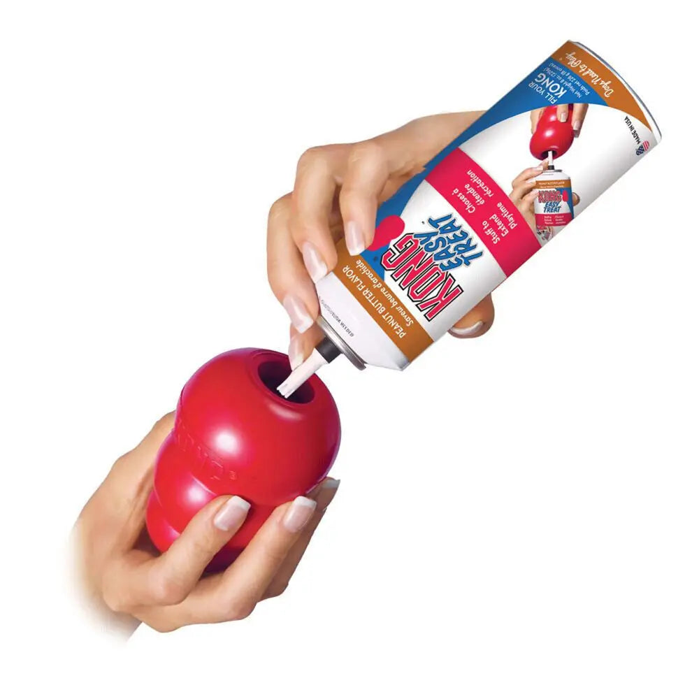 KONG Classic LARGE Durable Fetch & Chew Dog Toy Treat Stuffable 4X2.75"