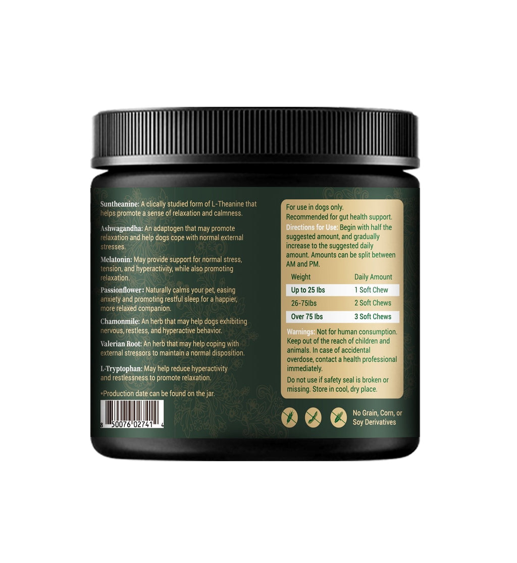 Calming Bites for Dogs – Stress & Anxiety Relief