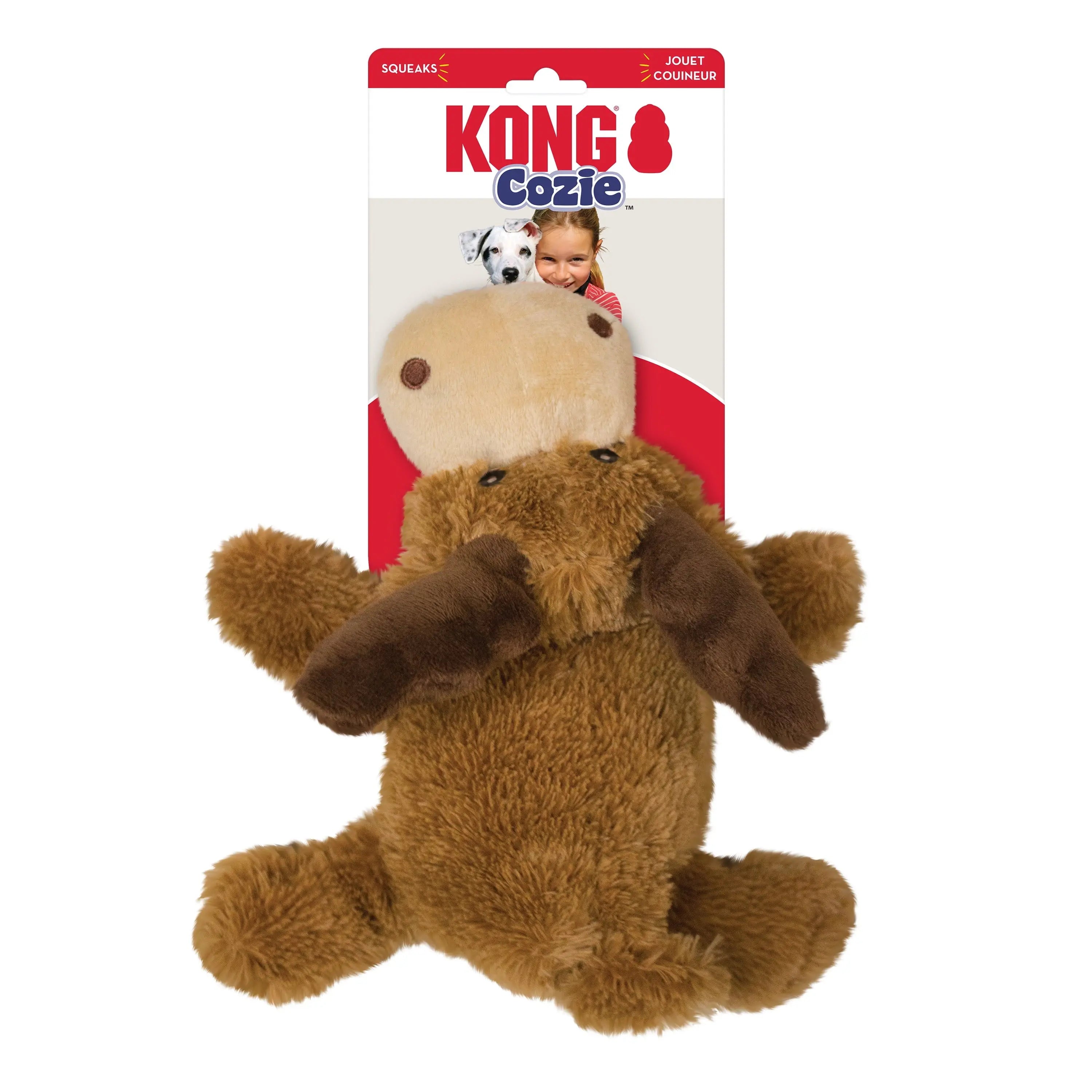 KONG ® Cozie™ Marvin the Moose Dog Toy, XL