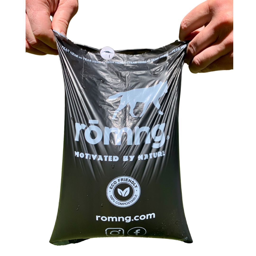 Compostable plant-based dog poop bags