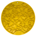 Rubber Duckies emat - Enrichment Lick Mat for Dogs - with Suction Cups | Bath Time Design | SodaPup USA Made