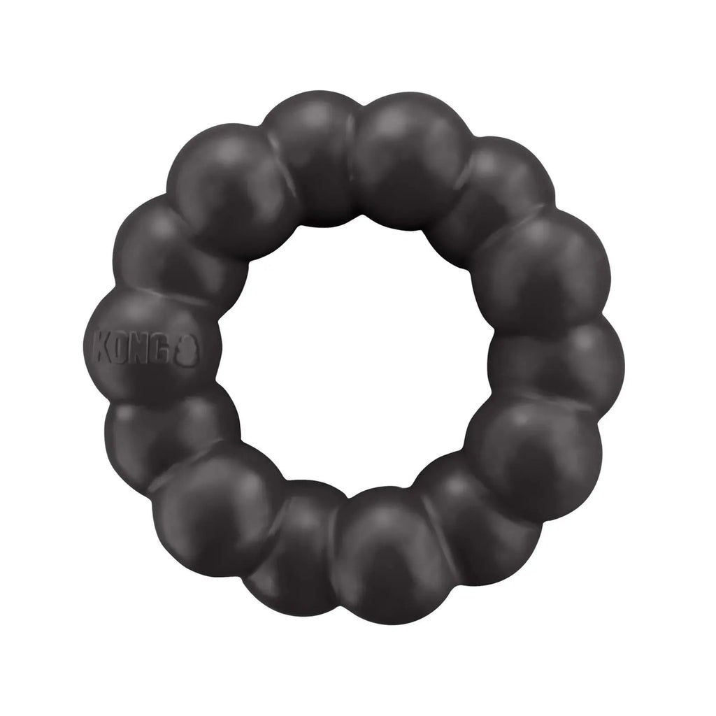 KONG X Large Durable Rubber Dog Ring Chew Toy for Healthy Teeth and Playtime