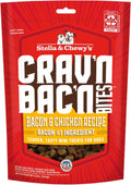 Training Dog Treats - Crav'N Bac'N Soft Bacon & Chicken Bites - Premium USA Made - Low Calorie Rewards - 8.25Oz