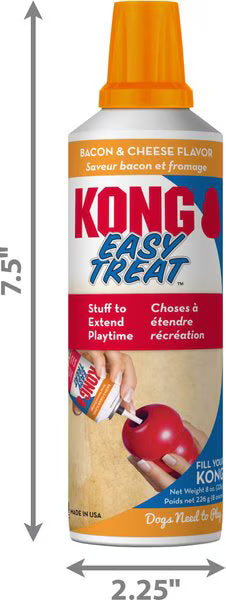 KONG ® Stuff'N Easy Treat® Bacon & Cheese Recipe, 8 Oz