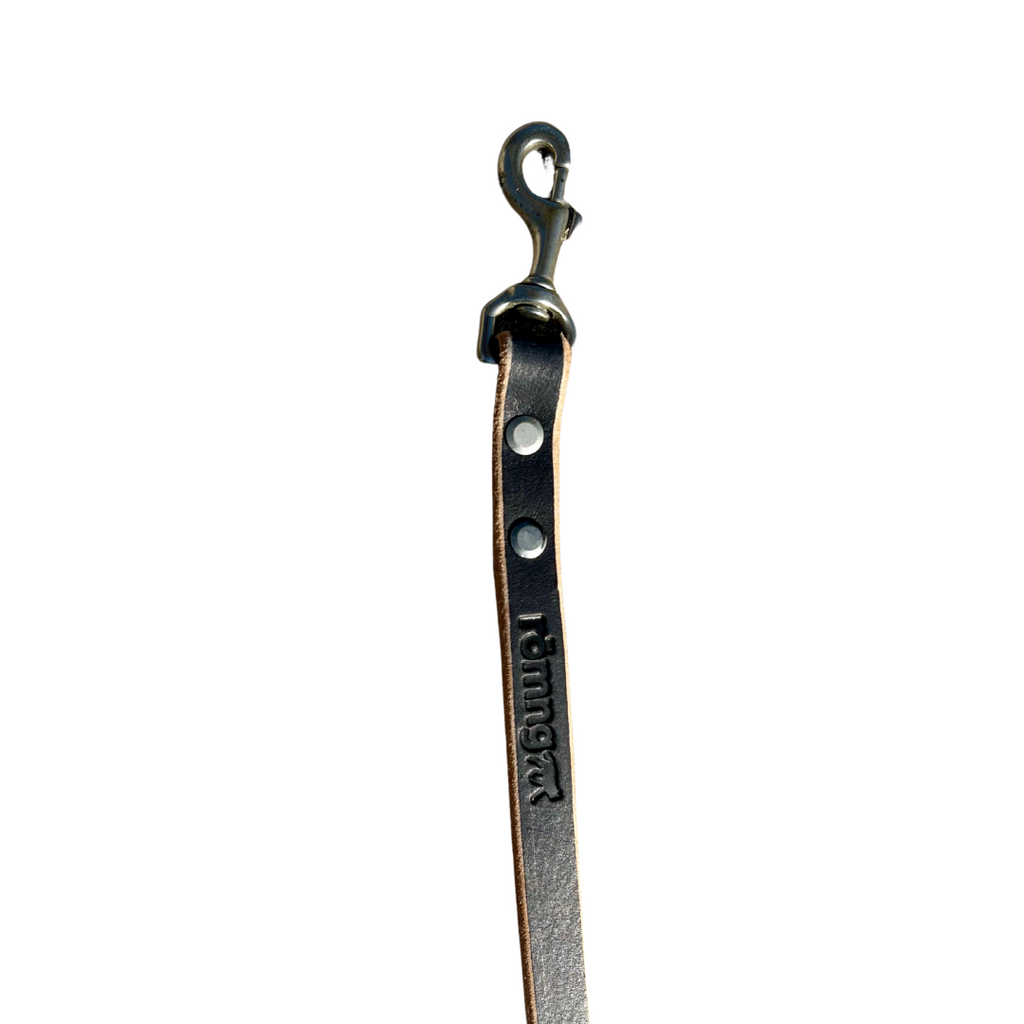 Handmade leather dog leash