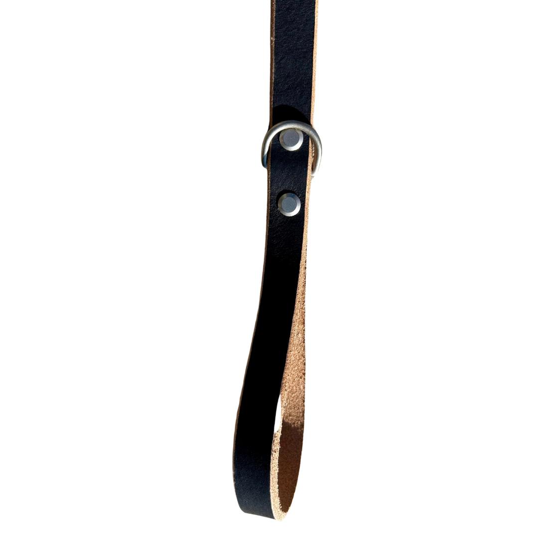 Handmade leather dog leash