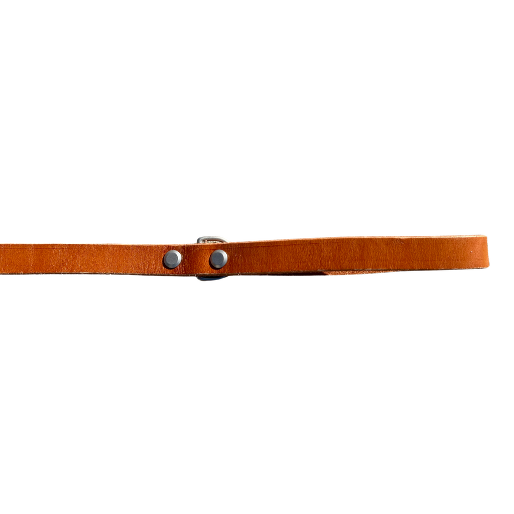 Handmade leather dog leash