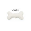 Boba & Vespa Plush Hemp Dog Bone Toy for Gentle Chewers | Soft & Squeaker Free