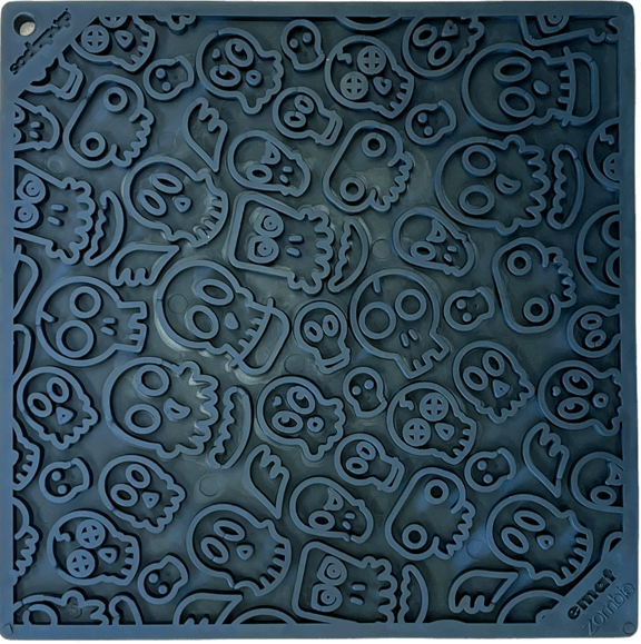 Zombie eMat - Enrichment Lick Mat for Dogs | Halloween Skull Design | SodaPup
